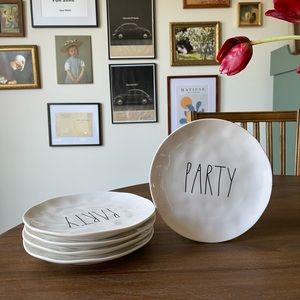 Set of Assorted Rae Dunn Plates